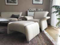 Couchgarnitur In Mercedes Echt Leder (Nappa,porzellan) (2)